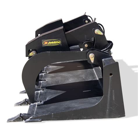 48 grapple bucket attachment for skid steer|extreme duty grapple bucket.